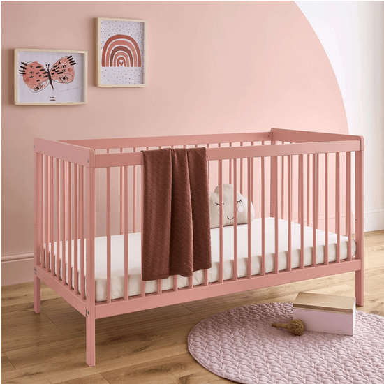 Nola Cot Bed – Blush Pink