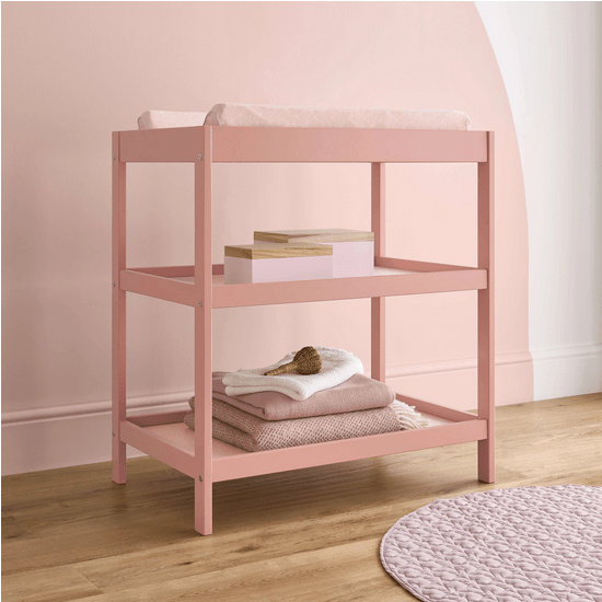 Nola Changing Table – Blush Pink
