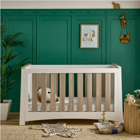 Ada Cot Bed – White & Ash