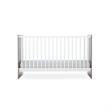 Enzo Cot Bed – Truffle Oak & White