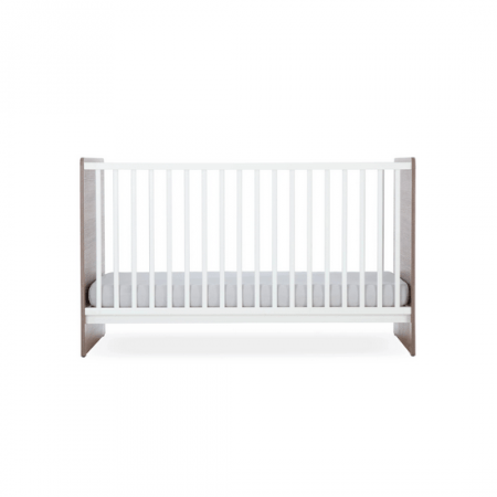 Enzo Cot Bed – Truffle Oak & White