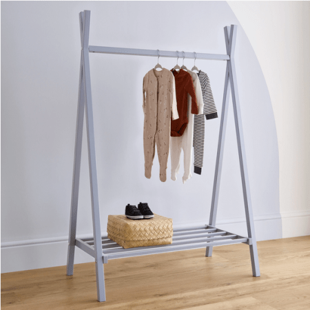 Nola Clothes Rail – Flint Blue