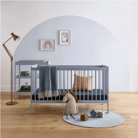 Nola 2 Piece Nursery Furniture Set – Flint Blue