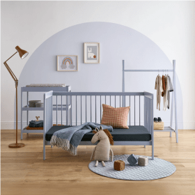Nola 3 Piece Nursery Furniture Set – Flint Blue