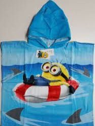 Minion Hooded Poncho Towel @ Little'Uns Retail Ltd