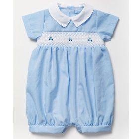 Baby Boys Romper-embroided Cars