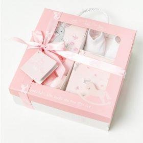 White 4 Piece Luxury Boxed Gift Set (nb-6 Months) (copy)