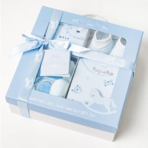 White 4 Piece Luxury Boxed Gift Set (nb-6 Months)