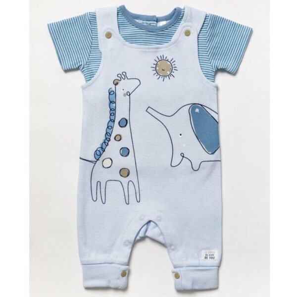 Baby Boys Organic Dungaree Set