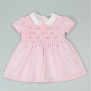 Baby Girls Lined Smocked Dress