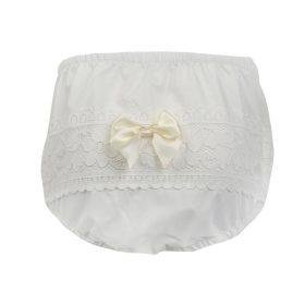 White/dusty Pink Frilly Pant (0-18 Months) (copy)