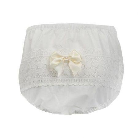 White/dusty Pink Frilly Pant (0-18 Months) (copy)