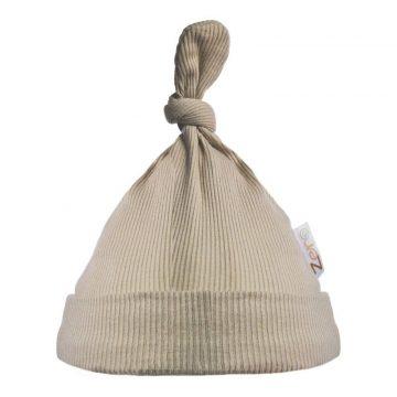 Ribbed Baby Knot Hat-Biscuit