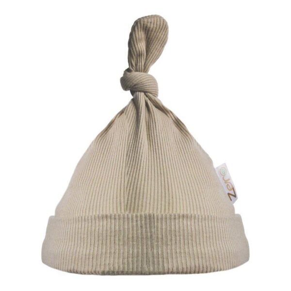 Ribbed Baby Knot Hat-blue (copy)