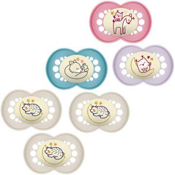 Mam Pure Night Soother 6m+ 2pk