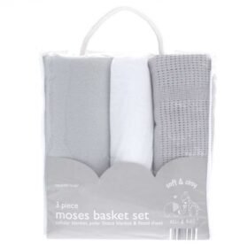 3 Piece Moses Basket Set