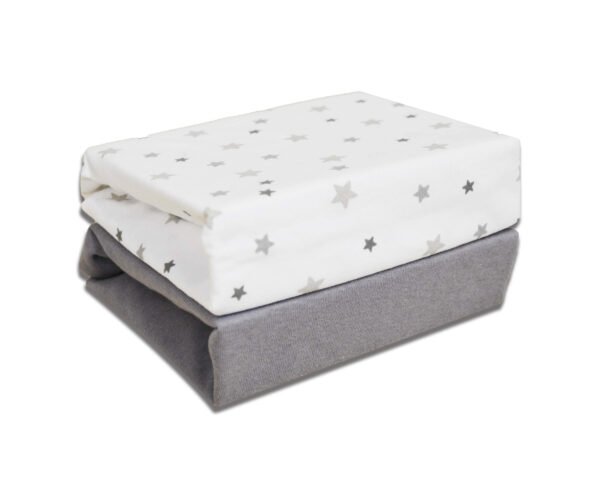 Cuddles Collection 2pk Next To Me Crib Fit Sheet (stars)