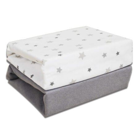 Cuddles Collection 2pk Next To Me Crib Fit Sheet (stars)