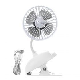 Usb Rechargeable Clip-on Fan