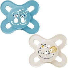Mam Soother Pure Start 0-2m Blue X2