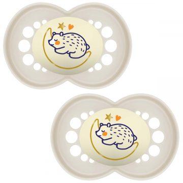 Mam Soother Pure Night 6+m Unisex X2
