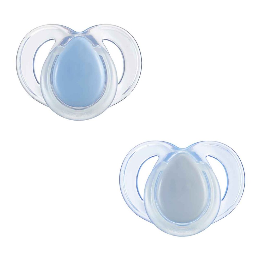 Tommee Tippee Closer To Nature Night Time Soother 6-18m 2pk Tommee Tippee Closer To Nature Night Time Soother 6-18m 2pk