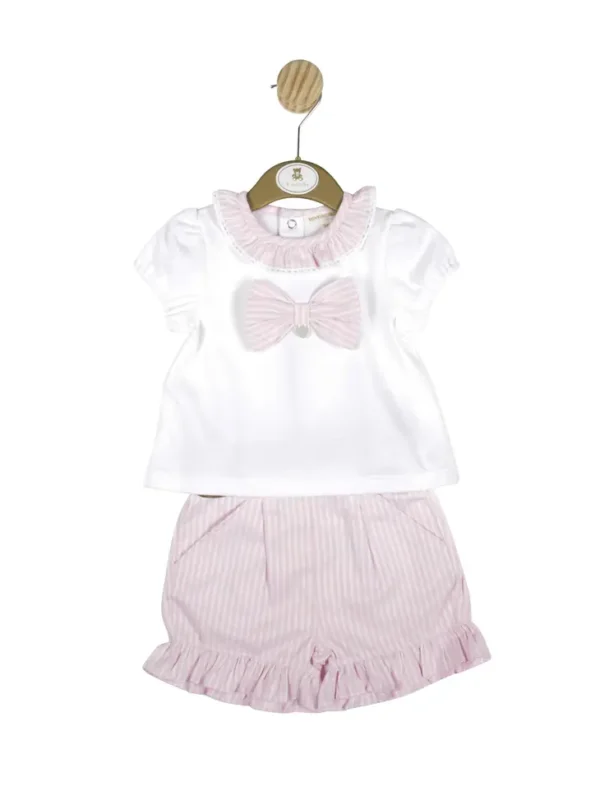 Mintini Top & Short Set- Pink