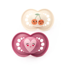 Mam Soother Pure Original 6+m Pink X2