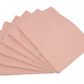 Muslinz 6 Pack Muslin Squares – Pink