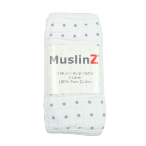 Muslinz 3 Pack Muslin Burp Cloths