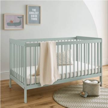 Nola Cot Bed – Sage Green