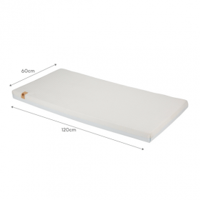 Lullaby Hypo-allergenic Bamboo Foam Cot Mattress 120 X 60cm