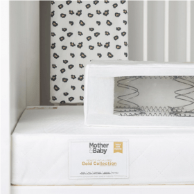 Mother&baby Rose Gold Anti-allergy Sprung Cot Mattress 120 X 60cm