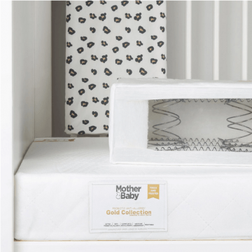Mother&baby Rose Gold Anti-allergy Sprung Cot Bed Mattress 140 X 70cm