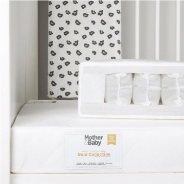 Mother&baby White Gold Anti-allergy Pocket Sprung Cot Mattress 120 X 60cm