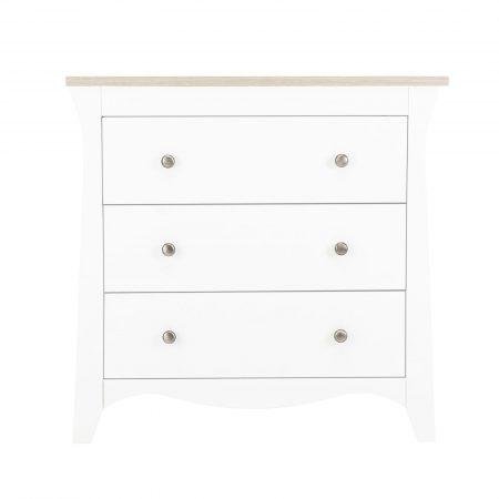 Clara 3 Drawer Dresser & Changer – White And Ash