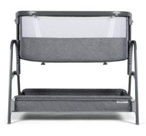 Ickle Bubba Bubba&me - Bedside Crib - Space Grey