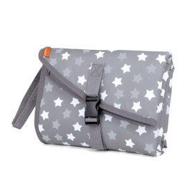 On-the-go Change Mat – Grey Stars