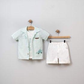 Baby Boys Two Piece “born To Fly” Short Set With Sun Hat (copy)