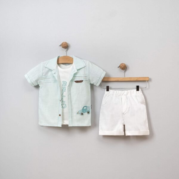 Baby Boys Two Piece “born To Fly” Short Set With Sun Hat (copy)