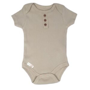 Biscuit Ribbed Bodysuit