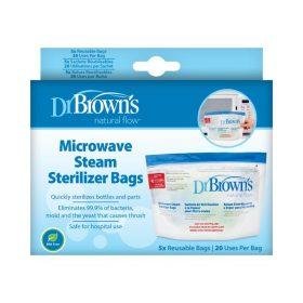 Dr Brown's Options Microwave Steriliser Bags 5pk