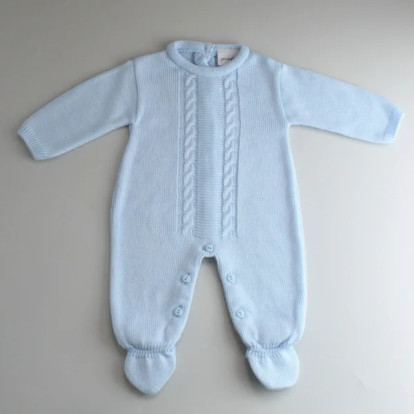 Dandelion Cable Knitted Onesie