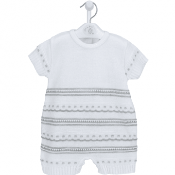 Dandelion Knitted Pointelle Romper