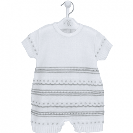 Dandelion Knitted Pointelle Romper