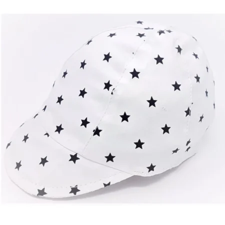 Baby Boys Poplin Stars Soft Peak Cap (6-18 Months)