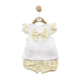 Mintini Lemon Top And Short Set