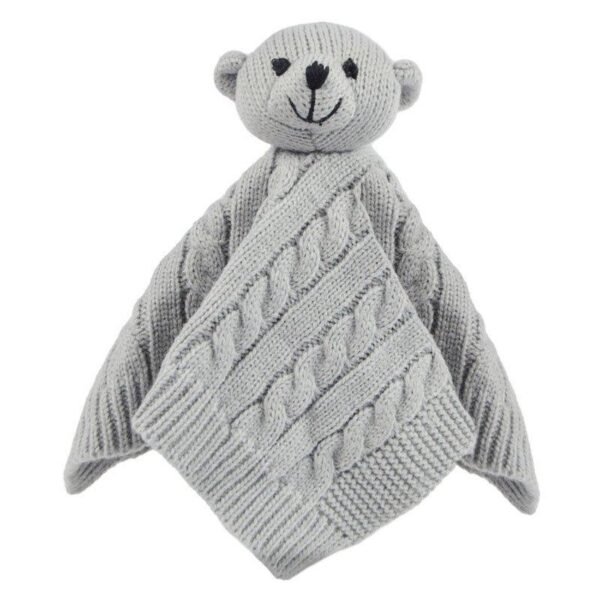 Cable Knit Comforter- Grey