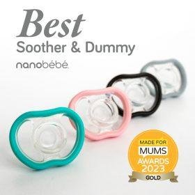 Nanobébé Flexy Soother Pink 3m+ 2pk