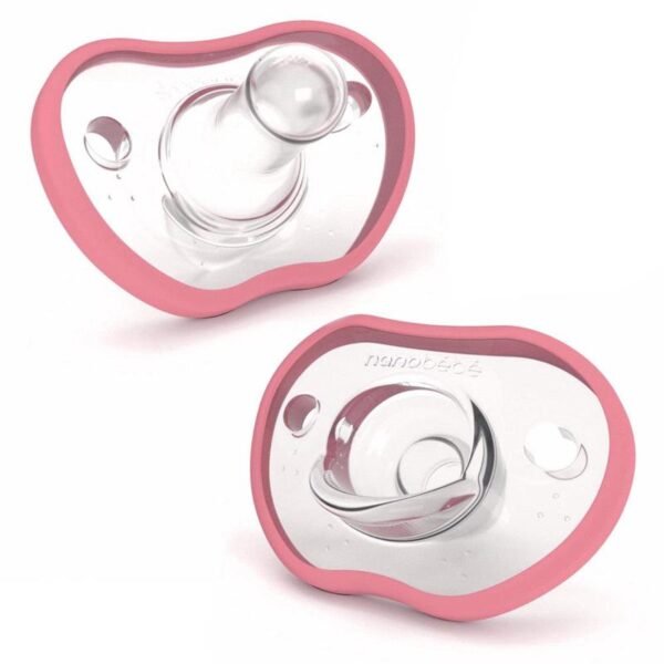 Nanobébé Flexy Soother Pink 3m+ 2pk